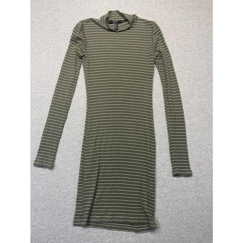 3 for $25. Women's Forever 21 XS Olive Striped Bodycon Dress